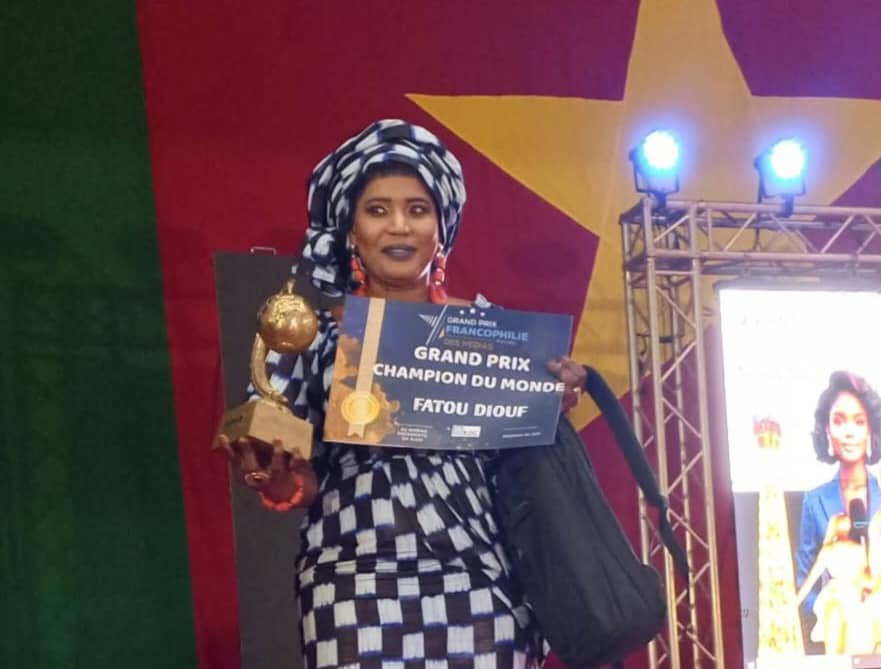 Fatou Diouf FAYE de Walf TV remporte la Coupe du monde de la presse culturelle