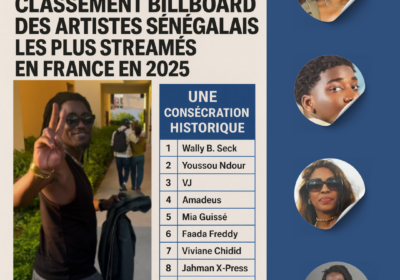 Wally B. Seck détrône Youssou Ndour : Billboard couronne le nouveau roi du streaming sénégalais en France