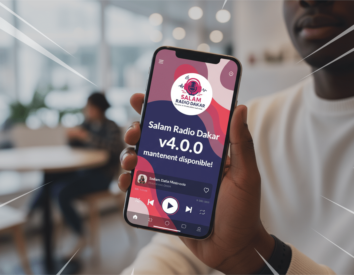 SALAM RADIO DAKAR APP- NOUVELLE VERSION 4.0.0 DISPONIBLE !
