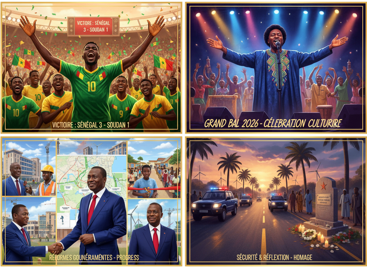 Sénégal : Un week-end électrisant entre victoire sportive et actualités nationales.