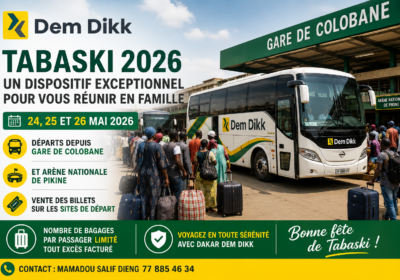 Tabaski 2026 : Dakar Dem Dikk met en place un dispositif spécial de transport