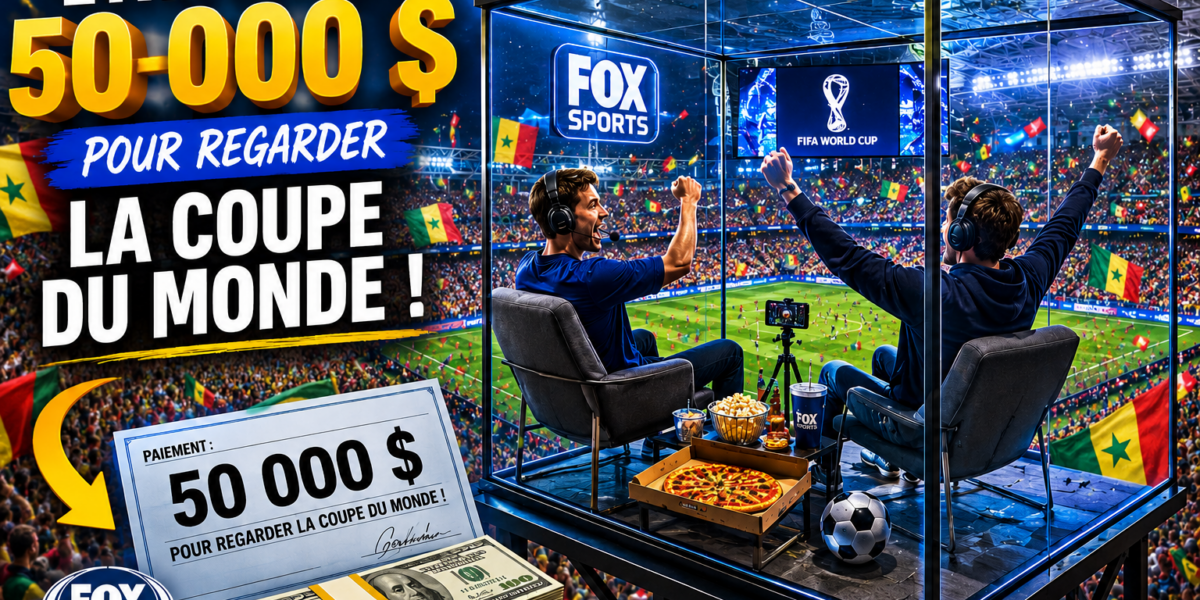 Être payé 50 000 $ pour regarder la Coupe du monde depuis un cube de verre : Fox Sports a trouvé ses deux heureux élus