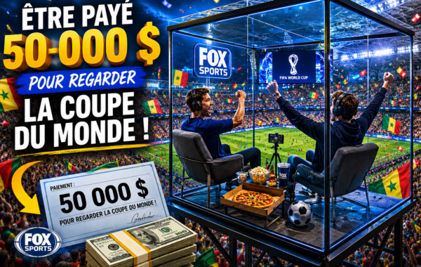 Être payé 50 000 $ pour regarder la Coupe du monde depuis un cube de verre : Fox Sports a trouvé ses deux heureux élus